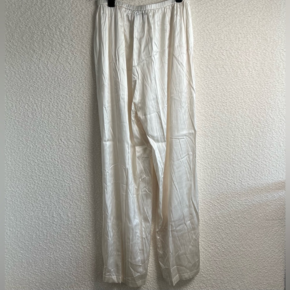 Solid & Striped NWT Women’s Monaco Satin Pant Brule Pants Size Medium - Picture 4 of 11